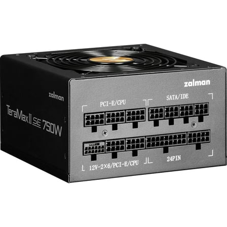Zalman ZM750-TMX2SE TeraMax2SE 750W 80Plus Gold ATX3.1 + PCI5.1 Siyah Full-Modular Power Supply