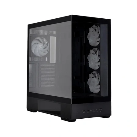 ZALMAN P40 DS BLACK ATX MID TOWER SIYAH KASA 2 X USB 3.0, 1 X USB Type-C,1 X Mikrofon, 1 X Kulaklık, 4x 120mm ARGB Fan