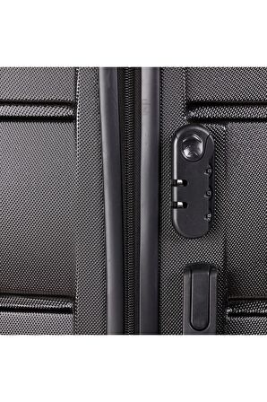 Yefa Dayanıklı Unisex 4 Tekerlekli 3'lü Set Plastik Valiz Seti