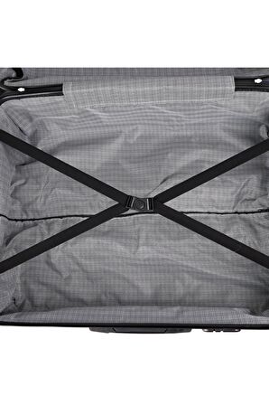 Yefa Dayanıklı Unisex 4 Tekerlekli 3'lü Set Plastik Valiz Seti