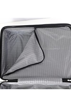 Yefa Dayanıklı Unisex 4 Tekerlekli 3'lü Set Plastik Valiz Seti