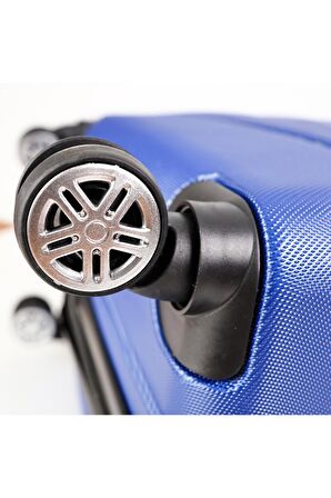 Yefa Dayanıklı Unisex 4 Tekerlekli 3'lü Set Plastik Valiz Seti