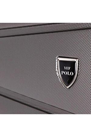 Yefa Dayanıklı Unisex 4 Tekerlekli Plastik Kabin Boy Valiz