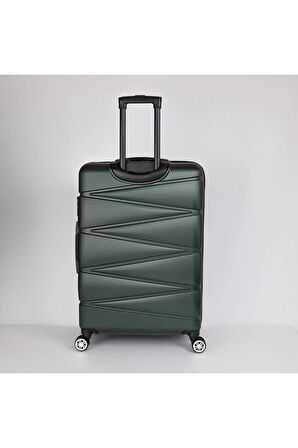 Yefa Dayanıklı Unisex 4 Tekerlekli Orta Boy Plastik Valiz