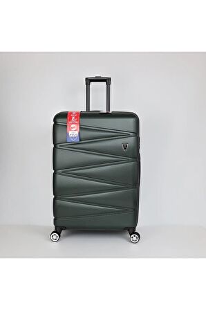 Yefa Dayanıklı Unisex 4 Tekerlekli Büyük Boy Plastik Valiz