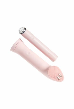 (US) AGE-R Booster Pro Mini Plus Pink + Booster Facial Cleansing Device Head Pink