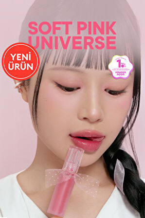 Doğal Tonlarda, Uzun Süre Kalıcı, Işıltılı Tint PERIPERA Water Bare Tint (#16 Cute Pink)