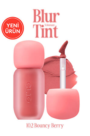 Blur Efekti Veren, Kadife Bitişli, Dolgunlaştırıcı Tint CLIO Volumate Blur Tint 102 Bouncy Berry