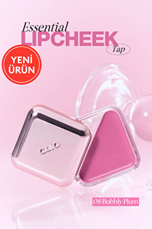 Dudak ve Yanak Renklendirici Balm CLIO Essential Lipcheek Tap (08 Bubbly Plum)