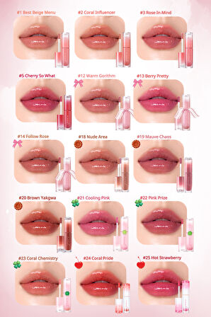 Kalıcı, Pigmentli, Işıltılı, Parlak Bitişli Tint PERIPERA Ink Mood Glowy Tint (38 Plum Princess)