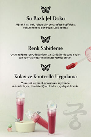 Su Bazlı, Ağırlık Hissi Oluşturmayan, Jel Dokulu Tint PERIPERA Ink Jellable Tint (06 Pink influencer)(Palace Ver)