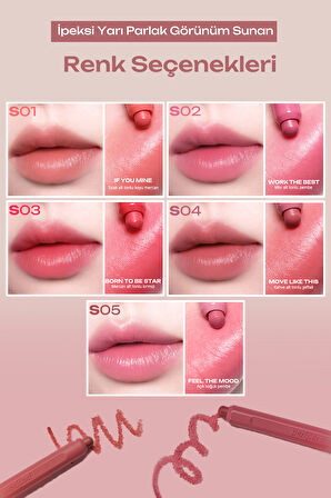 Tek Dokunuşla Pürüzsüzce Uygulanan Hafif Yapılı Kalem Ruj PERIPERA Slip On My Lip (M07 Be A Natural)