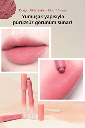 Tek Dokunuşla Pürüzsüzce Uygulanan Hafif Yapılı Kalem Ruj PERIPERA Slip On My Lip (M08 MakeIt Count)