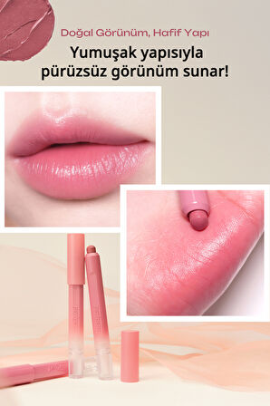 Tek Dokunuşla Pürüzsüzce Uygulanan Hafif Yapılı Kalem Ruj PERIPERA Slip On My Lip (S05 Feel The Mood)