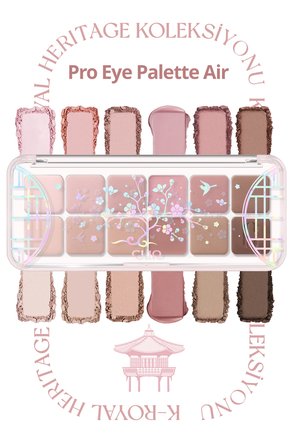 Hafif Dokulu Yoğun Renklere Sahip Göz Farı Paleti CLIO Pro Eye Palette Air (20 Maehwa Ribbon)