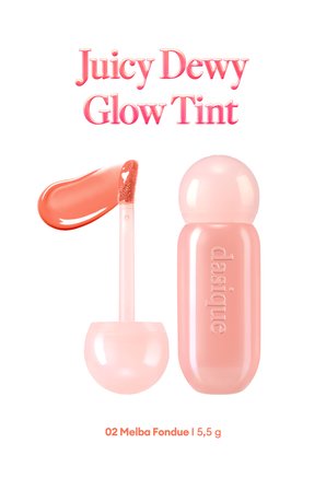 Parlak Bitişli &Hafif Renkli Nemlendirici Etkili Tint DASIQUE Juicy Dewy Glow Tint (02 Melba Fondue)