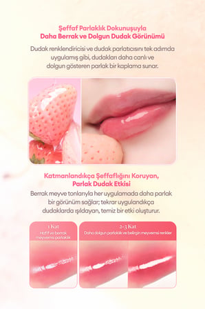 Parlak Bitişli &Hafif Renkli Nemlendirici Etkili Tint DASIQUE Juicy Dewy Glow Tint (05 Jujube Puree)