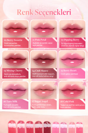 Parlak Bitişli & Hafif Renkli Nemlendirici Etkili Tint DASIQUE Juicy Dewy Glow Tint (06 Rosy Dew)