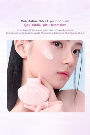  Nemlendirici Etkili Pembe İnci Işıltılı Baz DASIQUE Glowy Shell Base