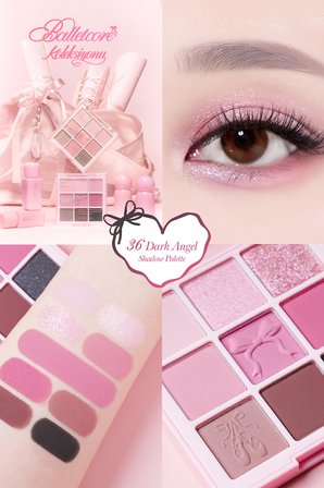 Mat ve Işıltılı Renk Seçenekleri Sunan Far Paleti DASIQUE Shadow Palette (36 Dark Angel)