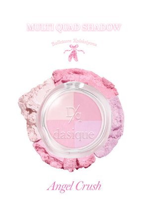 Işıltılı, Yumuşak Yapılı, Dökülme Yapmayan 4lü Far Paleti DASIQUE Multi Quad Shadow (02 Angel Crush)
