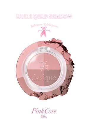 Mat, Yumuşak Yapılı, Dökülme Yapmayan 4lü Far Paleti DASIQUE Multi Quad Shadow (04 Pink Core)