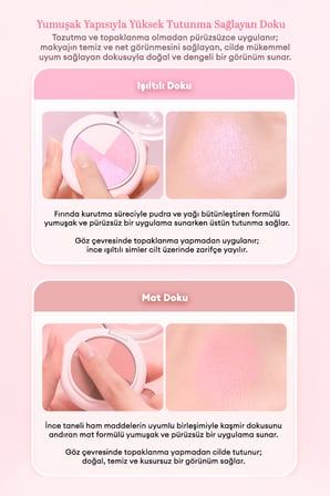 Mat, Yumuşak Yapılı, Dökülme Yapmayan 4lü Far Paleti DASIQUE Multi Quad Shadow (04 Pink Core)