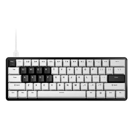Pulsar PCMK 3 HE 60 ANSI Beyaz TKL %60 Gateron x Pulsar Manyetik Switch Hall Effect RGB Hotswap Mekanik Gaming Klavye (PCMK3HE601W)
