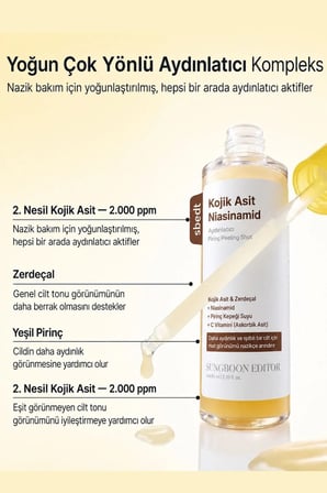 Sungboon Kojic Acid Rice Peel Shot - Leke Karşıtı Peeling Jel