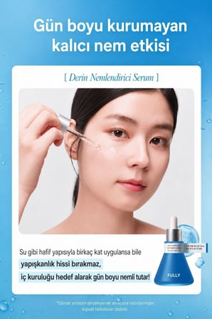 Blue Spirulina Hyal Deep Hydrating Serum - Mavi Spirulina ve Hyaluronik Asit Nem Serumu