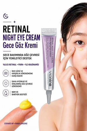 Vionine Retinal Night Eye Cream Göz Bakım Kremi 15 ml