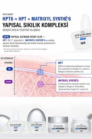 HPT6 Ultra Drop 10% Forte Yoğun Cilt Sıkılaştırıcı Serum 30 ml