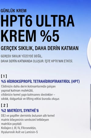 Epii HPT6 Ultra Cream Vücut Nemlendirici Krem 50ml Sıkılaştırıcı