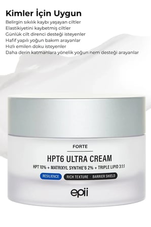 Epii HPT6 Ultra Cream Vücut Nemlendirici Krem 50ml Yoğun Sıkılaştırıcı