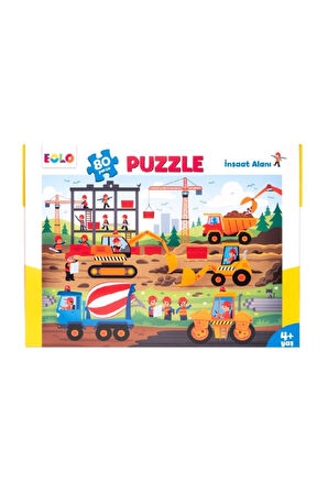 Inşaat Alanı 80 Parça Puzzle