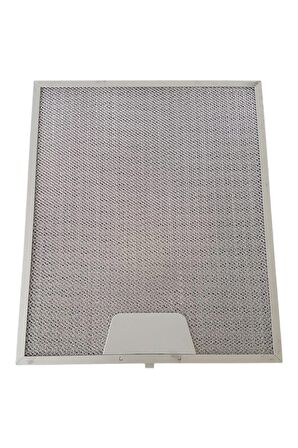 Beko ADP 61420i Davlumbaz Ankastre Aspiratör Alüminyum Yağ Filtresi 253x300 Alt Kısmı iki Tırnak! Uyumlu