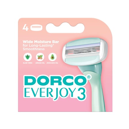 Dorco Everjoy 3 Bıçaklı Kadın Yedek Tıraş Bıçağı 4lü