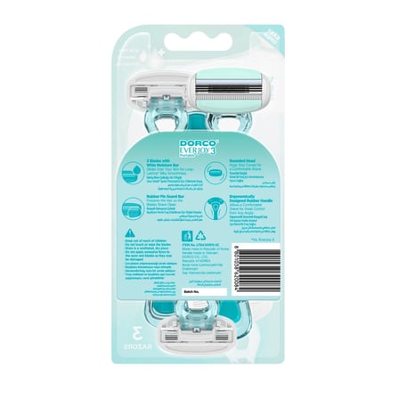 Dorco Everjoy 3 Bıçaklı Kullan At Kadın Tıraş Bıçağı 3lü