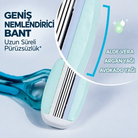 Dorco Everjoy 3 Bıçaklı Kullan At Kadın Tıraş Bıçağı 3lü