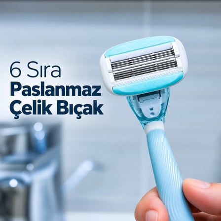 Dorco Everjoy 6 Bıçaklı Kadın Yedek Tıraş Bıçağı 2li