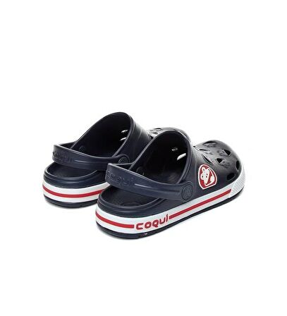 Coqui 8801-Q042 Froggy Çocuk Terlik Sandalet Navy-White