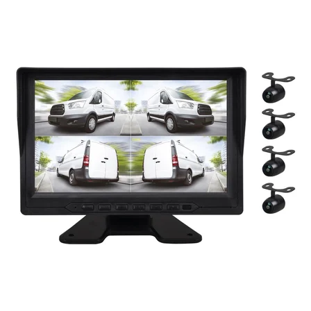 JAMESON JSD-904-9''-IPS 1024x600px-AHD KAMERA-4 KANAL-4 KAMERALI KAYITLI MONİTOR SETİ