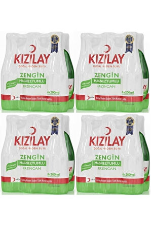 Erzincan Kızılay Sade Madensuyu 24x200 ml