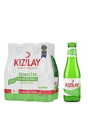 Erzincan Kızılay Sade Madensuyu 24x200 ml