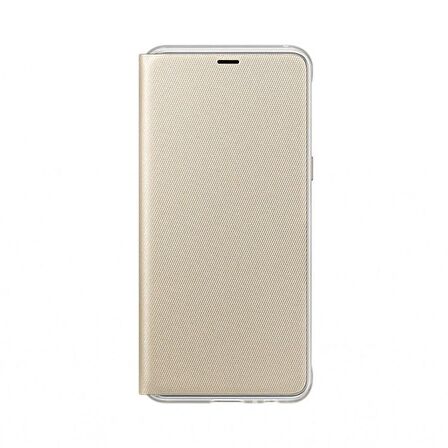 Galaxy A8 (2018) ile Uyumlu Neon Flip Koruyucu Kılıf Altın EF-FA530PFEGWW
