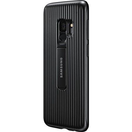 Galaxy S9 ile Uyumlu Protective Stanting Cover Siyah EF-RG960CBEGWW