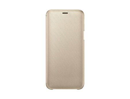 Galaxy J6 2018 ile Uyumlu Wallet Cover Kılıf Altın EF-WJ600CFEGWW