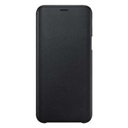 Galaxy J6 2018 ile Uyumlu Wallet Cover Kılıf Siyah EF-WJ600CBEGWW