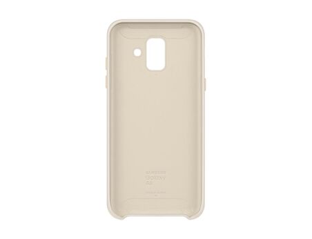 Galaxy A6 2018 ile Uyumlu Çift Katmanlı Arka Kapak Altın EF-PA600CFEGWW