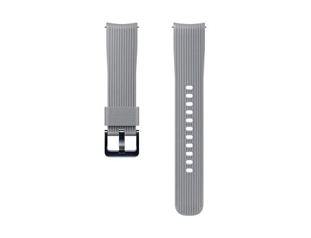 Galaxy Watch ile Uyumlu Silikon Kayış (42 mm) - Titanyum Gri ET-YSU81MJEGWW